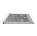 Sideview of Machine Washable Oriental Gray Traditional Rug, wshabs3515gry