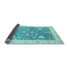 Sideview of Oriental Light Blue Traditional Rug, abs3515lblu