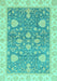 Oriental Turquoise Traditional Rug, abs3515turq