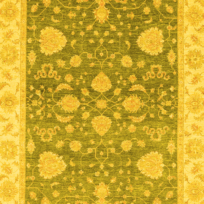 Oriental Yellow Traditional Rug, abs3515yw