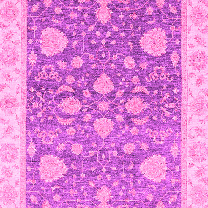 Machine Washable Oriental Pink Traditional Rug, wshabs3515pnk