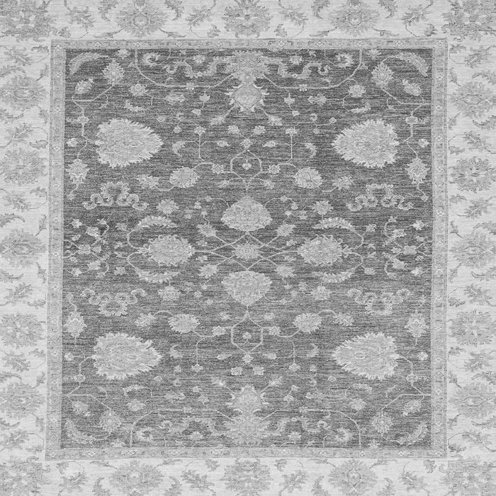 Square Machine Washable Oriental Gray Traditional Rug, wshabs3515gry