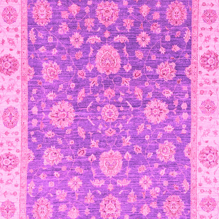 Machine Washable Oriental Pink Traditional Rug, wshabs3516pnk