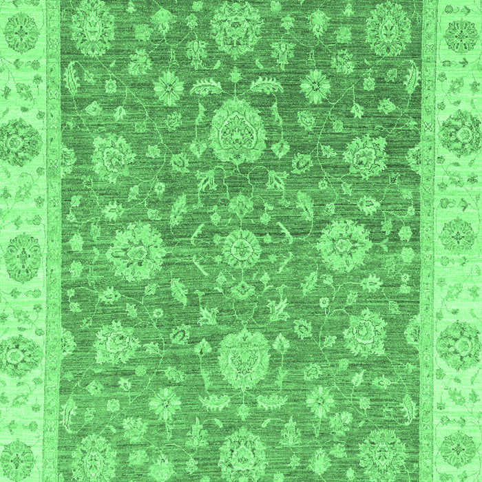 Oriental Emerald Green Traditional Rug, abs3516emgrn