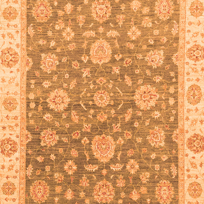Oriental Orange Traditional Rug, abs3516org