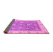 Sideview of Oriental Pink Traditional Rug, abs3516pnk