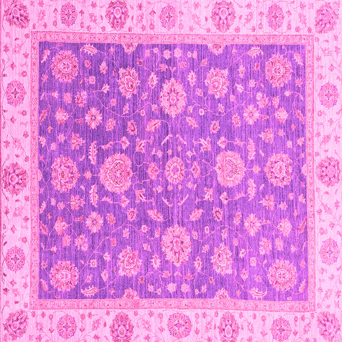 Square Oriental Pink Traditional Rug, abs3516pnk