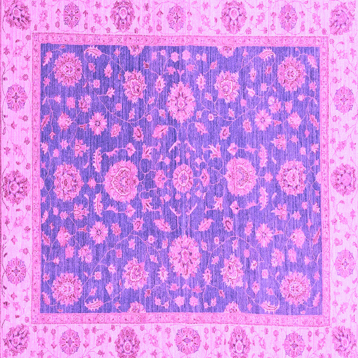 Square Oriental Purple Traditional Rug, abs3516pur