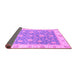 Sideview of Oriental Purple Traditional Rug, abs3516pur