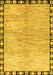 Abstract Yellow Modern Rug, abs3517yw