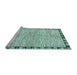 Sideview of Machine Washable Abstract Light Blue Modern Rug, wshabs3517lblu