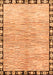 Abstract Orange Modern Rug, abs3517org