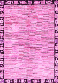 Abstract Pink Modern Rug, abs3517pnk