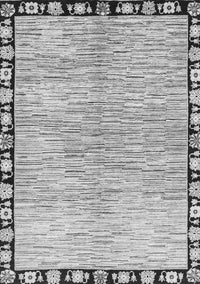 Abstract Gray Modern Rug, abs3517gry