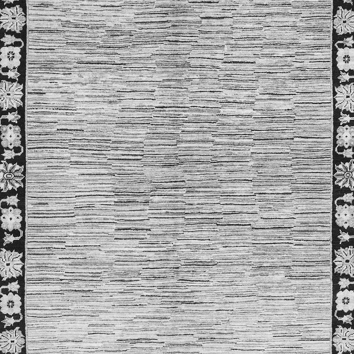 Abstract Gray Modern Rug, abs3517gry