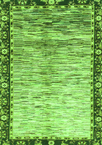 Abstract Green Modern Rug, abs3518grn