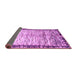 Sideview of Abstract Purple Modern Rug, abs3518pur