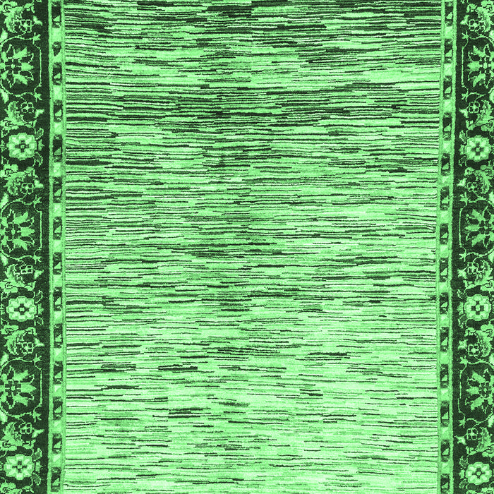 Abstract Emerald Green Modern Rug, abs3518emgrn