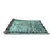 Sideview of Abstract Light Blue Modern Rug, abs3518lblu