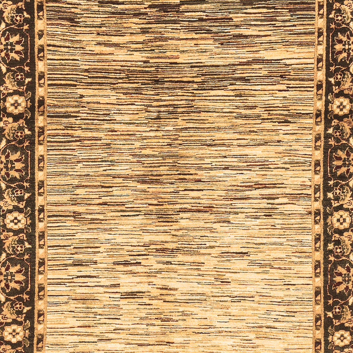 Abstract Brown Modern Rug, abs3518brn