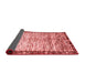 Abstract Red Modern Area Rugs