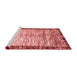 Modern Red Washable Rugs