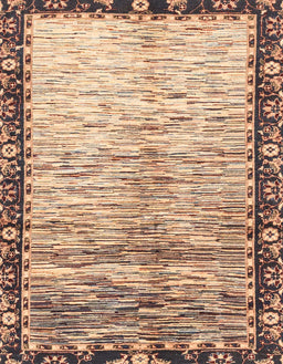 Abstract Yellow Modern Rug, abs3518