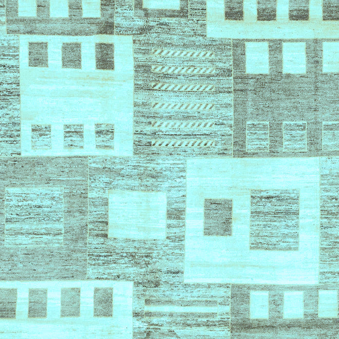 Abstract Light Blue Modern Rug, abs3519lblu