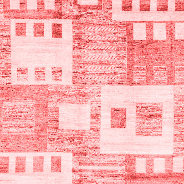 Abstract Red Modern Area Rugs