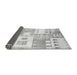 Sideview of Abstract Gray Modern Rug, abs3519gry