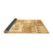 Sideview of Abstract Brown Modern Rug, abs3519brn