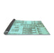 Sideview of Abstract Light Blue Modern Rug, abs3519lblu