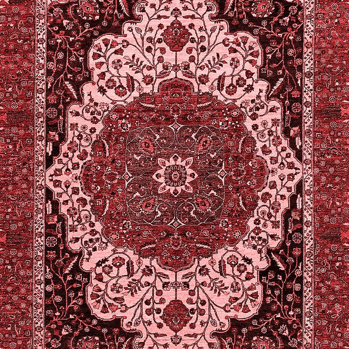 Machine Washable Abstract Red Modern Rug, wshabs351red