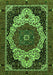 Abstract Green Modern Rug, abs351grn