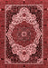 Abstract Red Modern Area Rugs