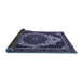 Sideview of Abstract Blue Modern Rug, abs351blu