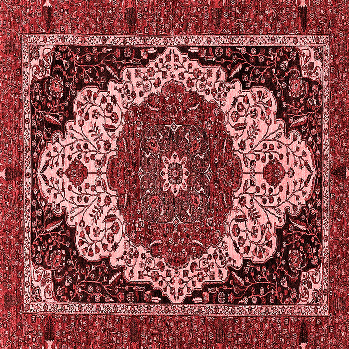 Abstract Red Modern Rug, abs351red