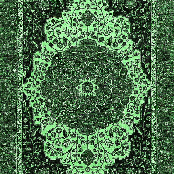 Machine Washable Abstract Emerald Green Modern Area Rugs, wshabs351emgrn