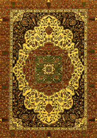 Abstract Yellow Modern Rug, abs351yw