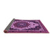 Sideview of Abstract Purple Modern Rug, abs351pur