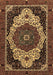 Abstract Brown Modern Rug, abs351brn