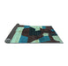 Sideview of Abstract Light Blue Modern Rug, abs3520lblu