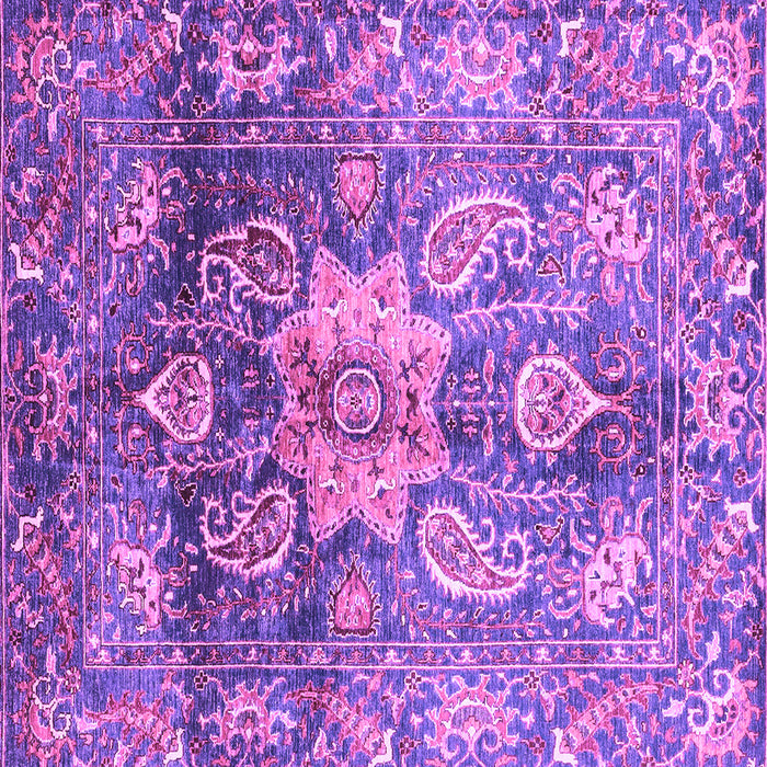 Square Abstract Purple Modern Rug, abs3521pur