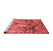 Modern Red Washable Rugs