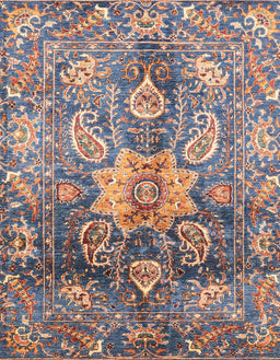 Abstract Rosy Purple Modern Rug, abs3521