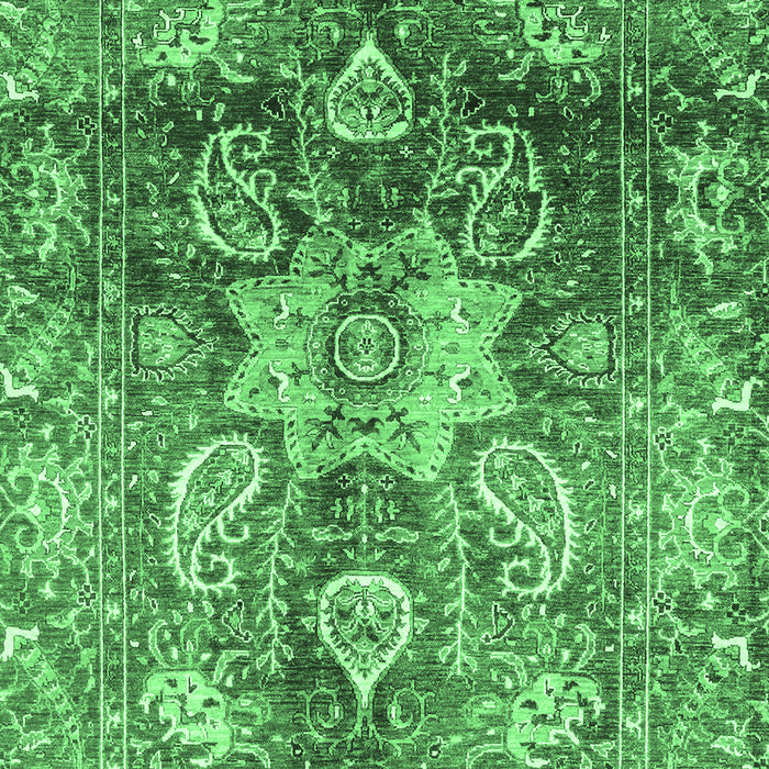 Abstract Emerald Green Modern Rug, abs3521emgrn