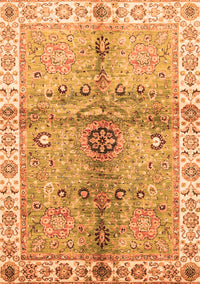 Oriental Orange Traditional Rug, abs3522org