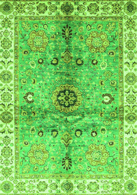 Oriental Green Traditional Rug, abs3522grn