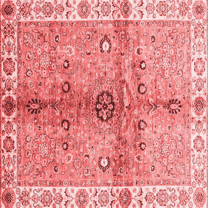 Machine Washable Oriental Red Traditional Rug, wshabs3522red