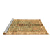 Sideview of Machine Washable Oriental Brown Traditional Rug, wshabs3522brn